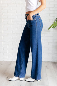 Judy Blue  High Rise Vintage Wide Leg Jeans