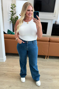 Judy Blue  High Rise Vintage Wide Leg Jeans