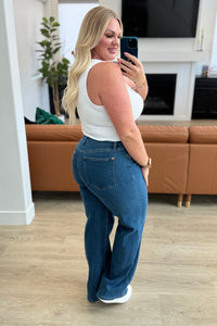 Judy Blue  High Rise Vintage Wide Leg Jeans