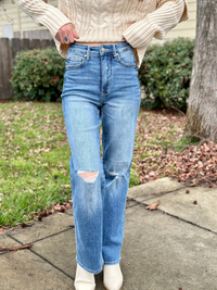 Judy Blue Tummy Control Straight Leg Jeans