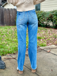 Judy Blue Tummy Control Straight Leg Jeans