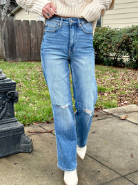 Judy Blue Tummy Control Straight Leg Jeans