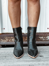 Matisse Caty Black Mini Leopard Ankle Bootie