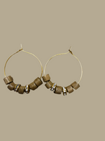 Beaded Hoop Earrings