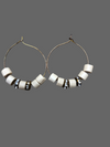 Beaded Hoop Earrings