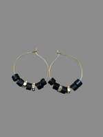 Beaded Hoop Earrings