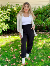 High Waisted Cargo Joggers