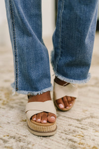 Judy Blue Maureen High Rise Distressed Bootcut Jeans