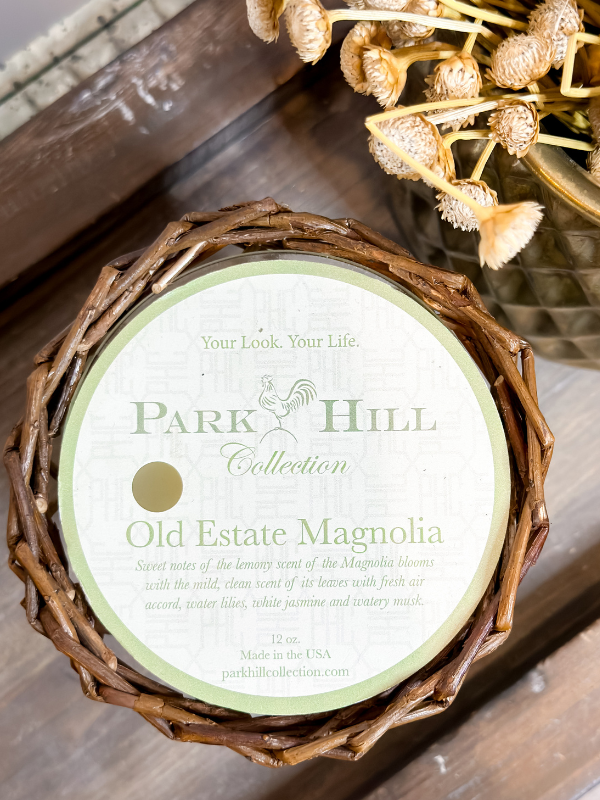 Park Hill Ratten Willow Candle