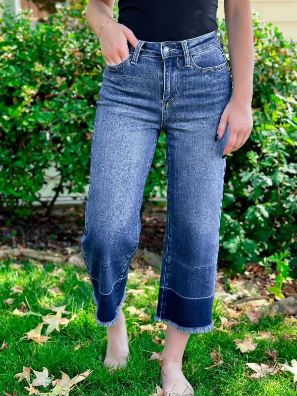 Judy Blue High Waist Cropped Jeans