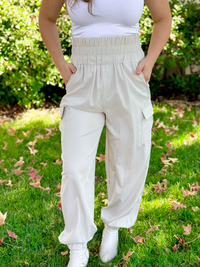 High Waisted Cargo Joggers