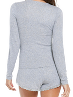 Z Supply Go To Long Sleeve Lounge Top