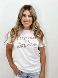 Keep Calm Graphic Tee