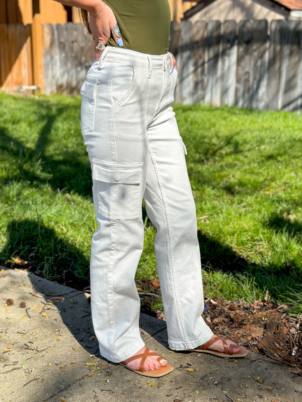 Judy Blue High Waist Cargo Jeans