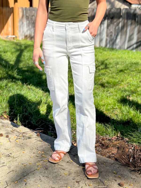 Judy Blue High Waist Cargo Jeans