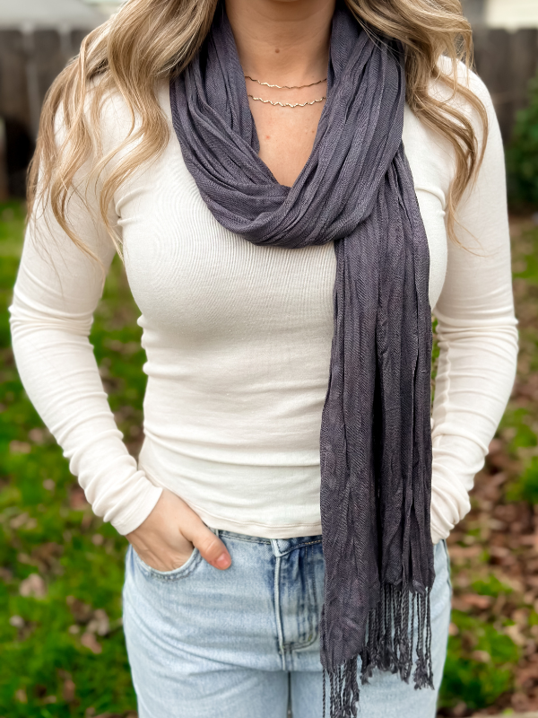 Ocean Blue Scarf
