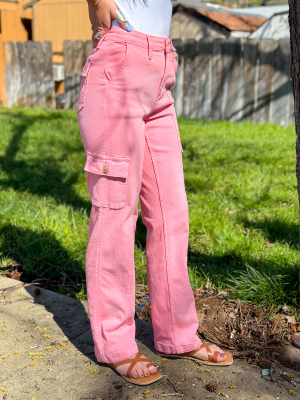 Judy Blue High Waist Cargo Jeans