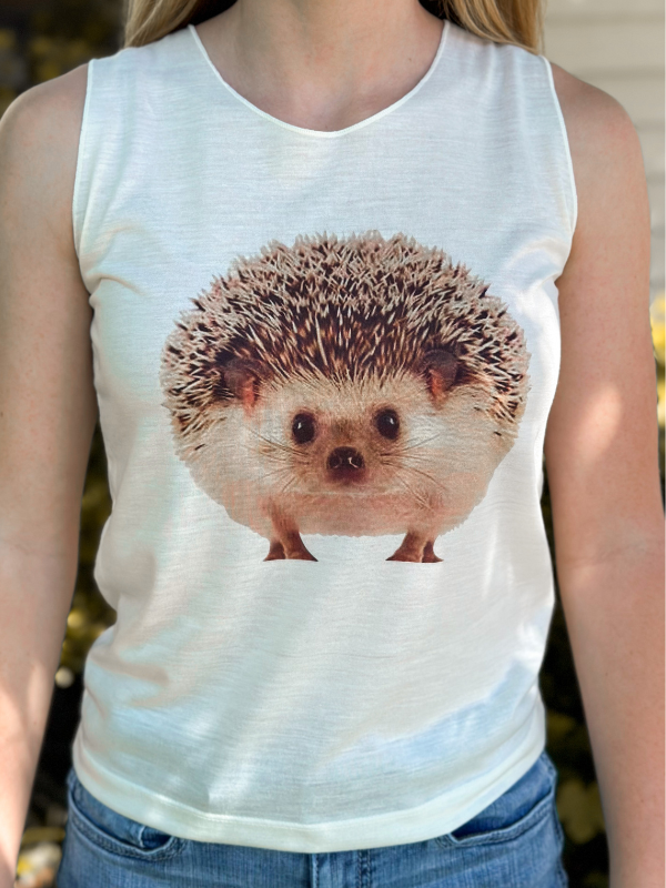 Pistol Petals Hedge Hog Kids Tank