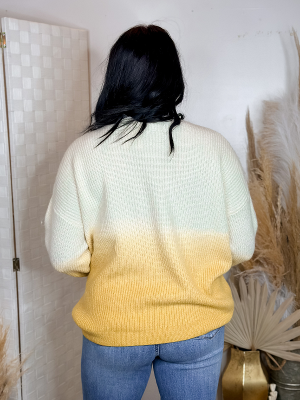 Snow Dip Dyed Sweater