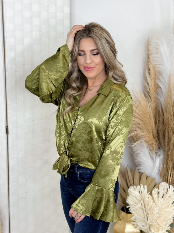 Moxie Satin Top