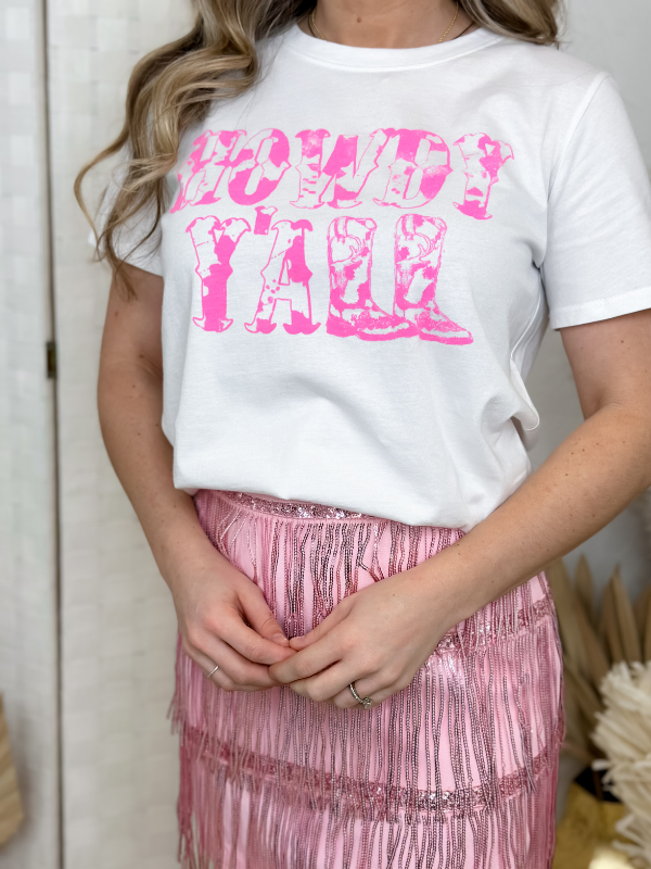 Howdy Y'all Boot Graphic Tee