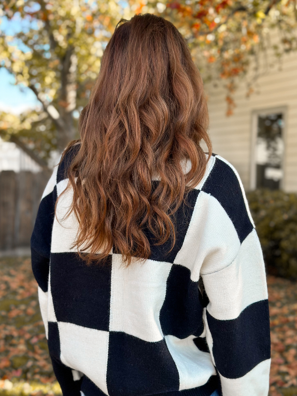 Retro Flower Sweater