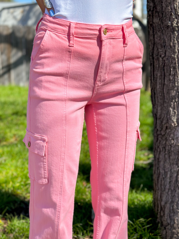 Judy Blue High Waist Cargo Jeans