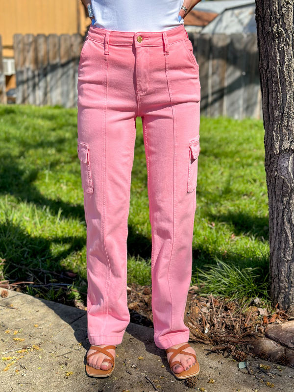 Judy Blue High Waist Cargo Jeans