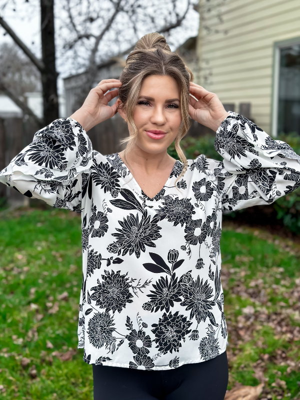 Emma V-Neck Blouse