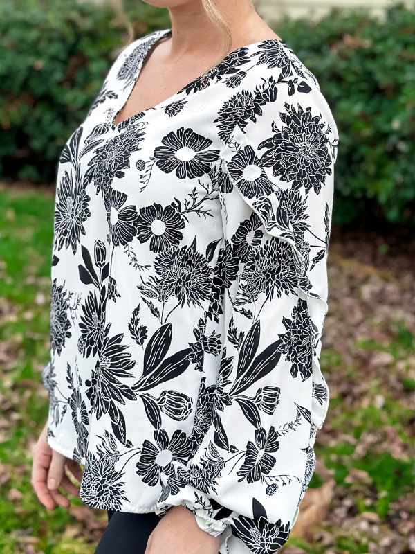 Emma V-Neck Blouse