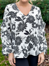 Emma V-Neck Blouse