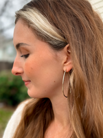 Large Oval Hypo Allergenic Earrings