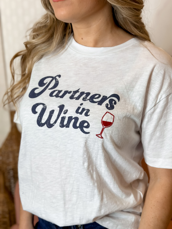 Z Supply Partners In Wine Tee