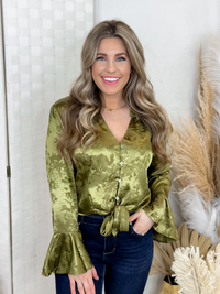 Moxie Satin Top