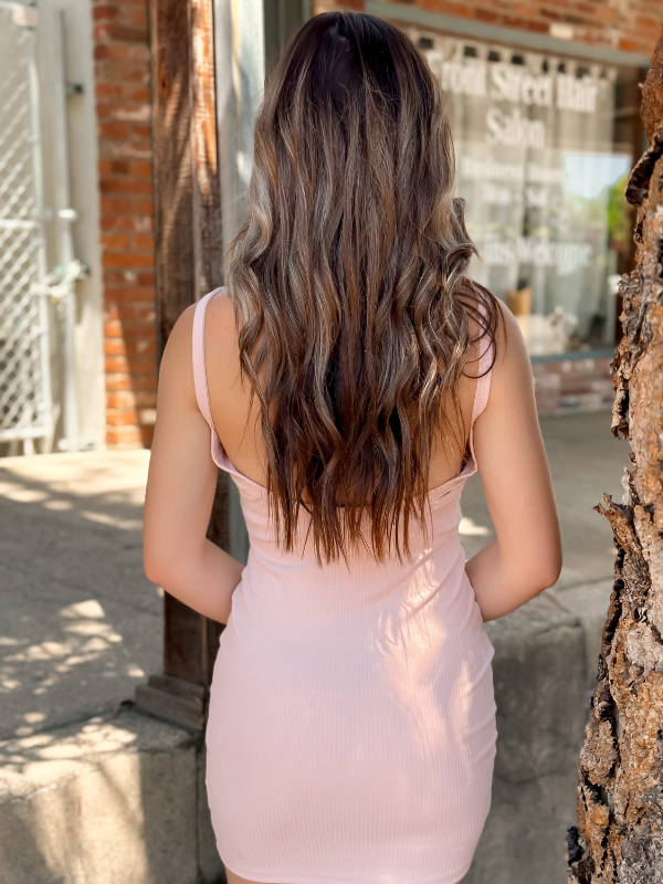 Kira Ribbed Bodycon Dress