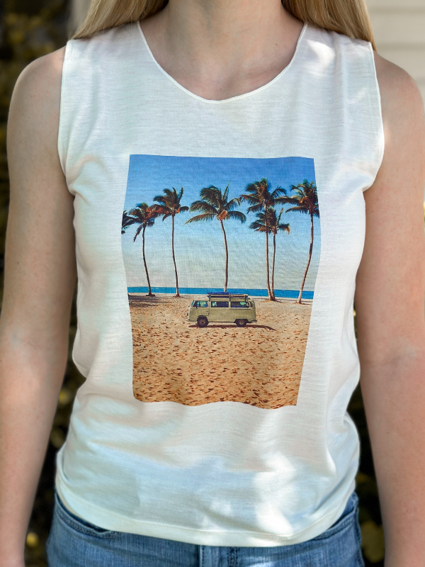 Pistol Petals Beach N Van Kids Tank