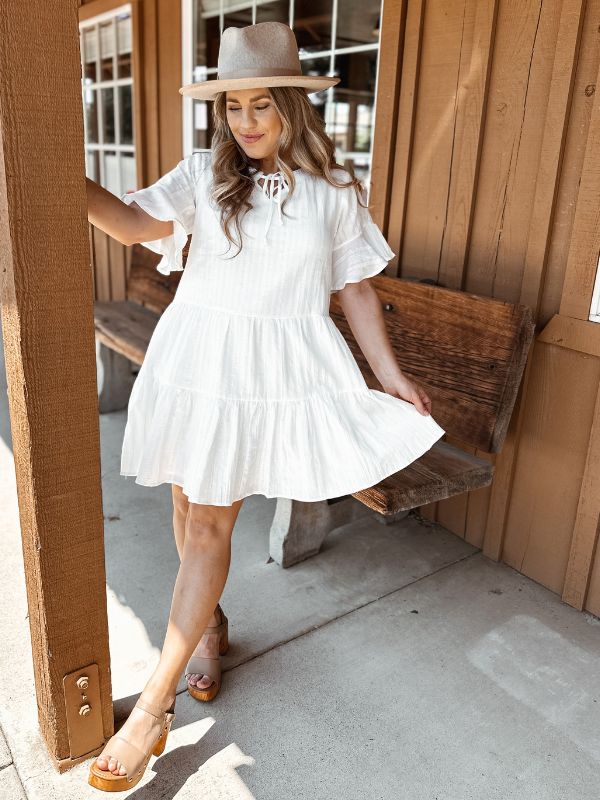 Amy Casual Tiered Dress