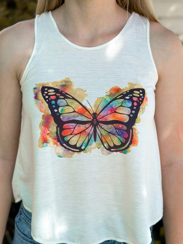 Pistol Petals Butterfly Tank