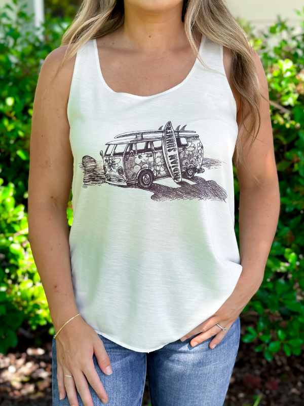 Pistol Rose Indian Summer Van Tank Top