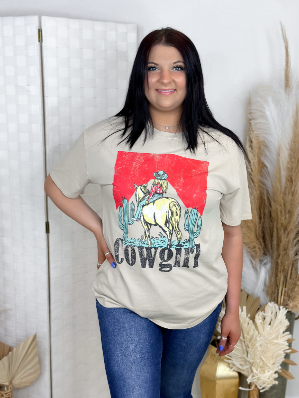 Marlboro Cowgirl Graphic Tee