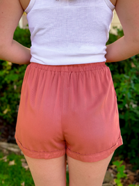 Gentry Rose Twill Shorts