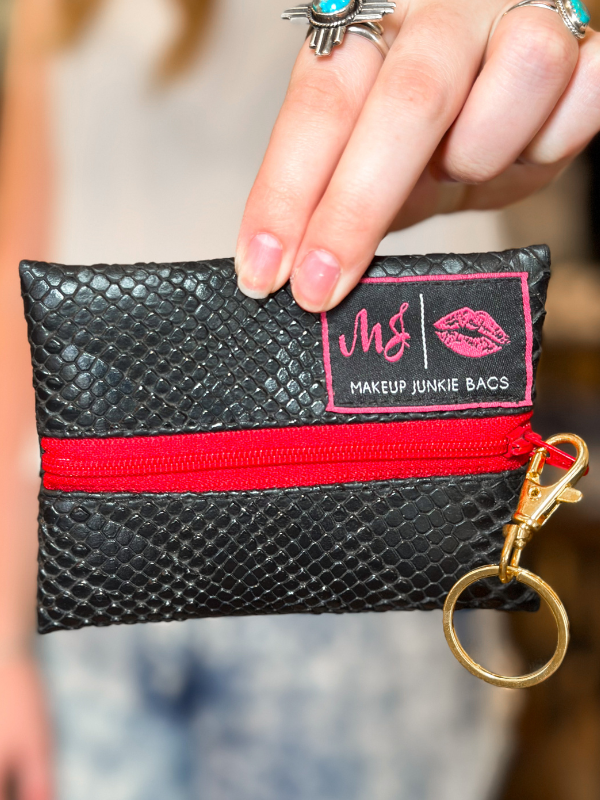Micro Makeup Junkie Key Bag Pink Label