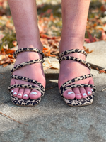 Hey Girl Dreamy Leopard Cork Heels