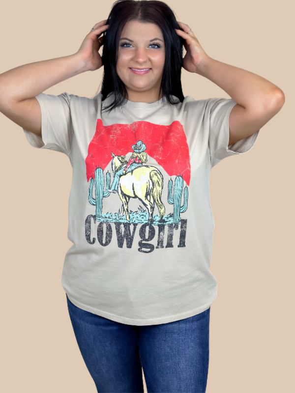 Marlboro Cowgirl Graphic Tee