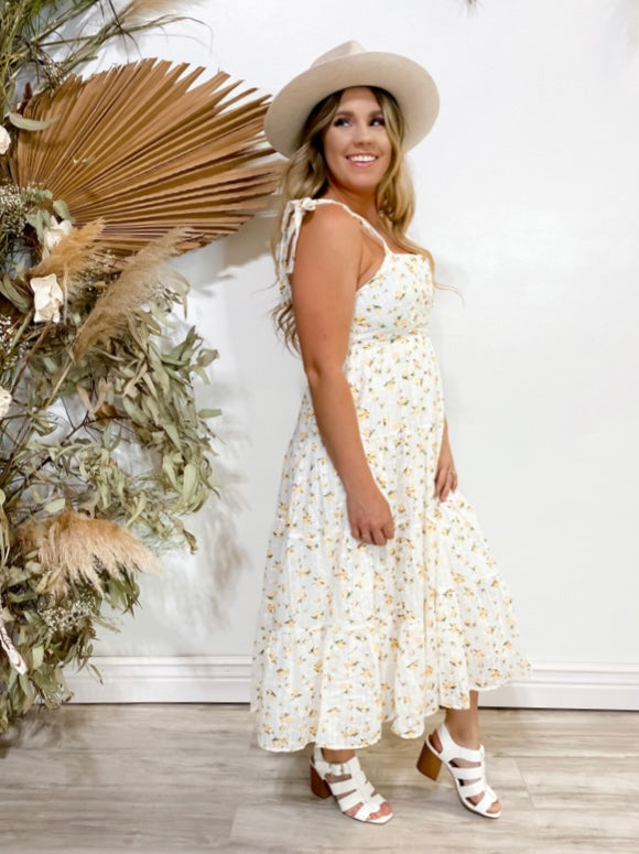 Mary Tiered Floral Dress