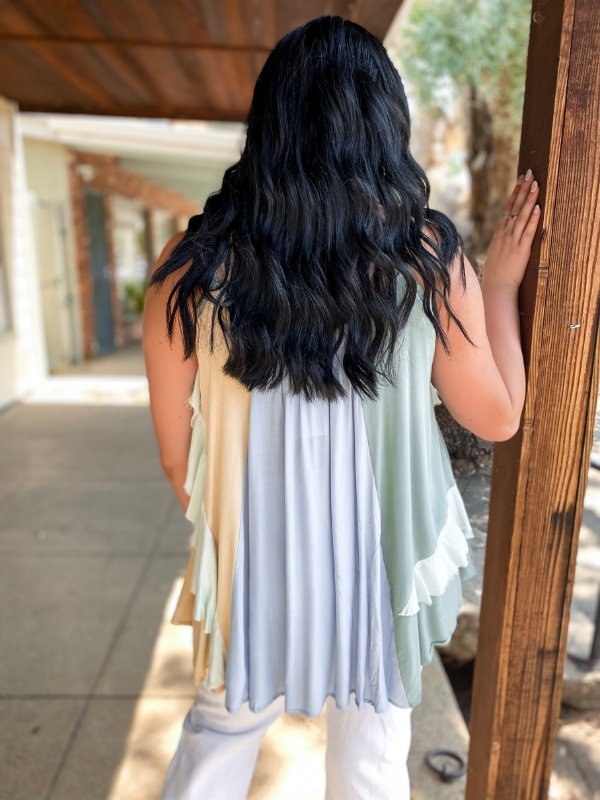 Jolie Ruffle Tunic Top