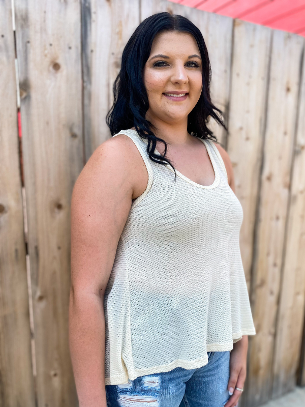 Drea Knit Swing Tank Top (3 Color Options)