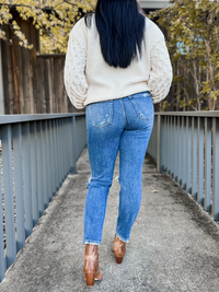 Flying Monkey Last Night Distressed Stretch Jeans