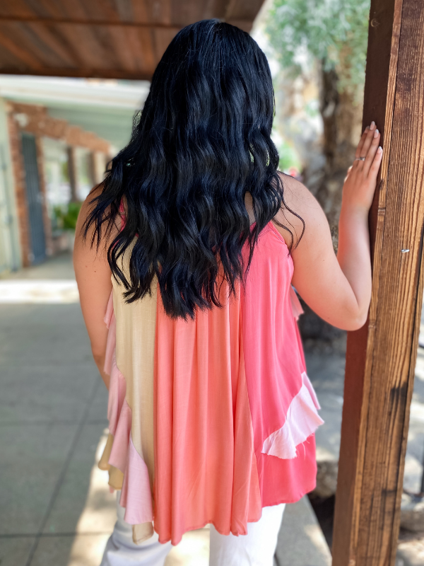 Jolie Ruffle Tunic Top