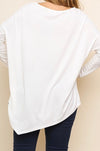 Long Sleeve Asymmetrical Top